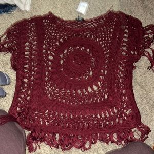 Brand new cover up short sleeve sweater